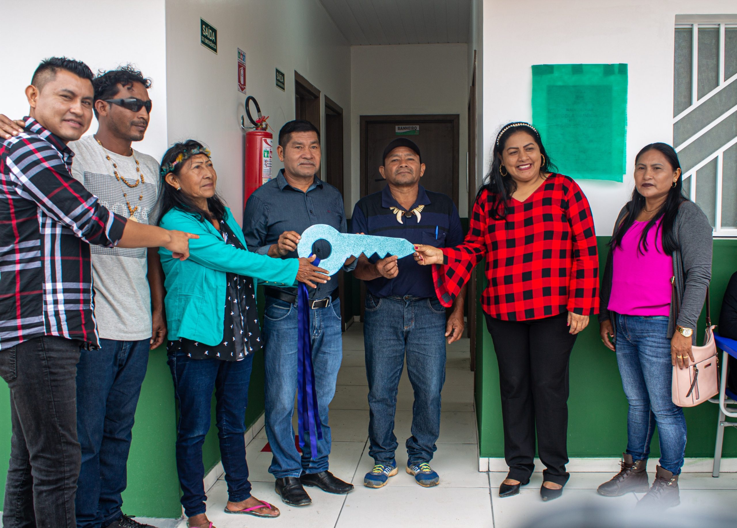 Read more about the article Prefeito Benisio inaugura escola municipal indígena Ko’Ko Xie Macuxi