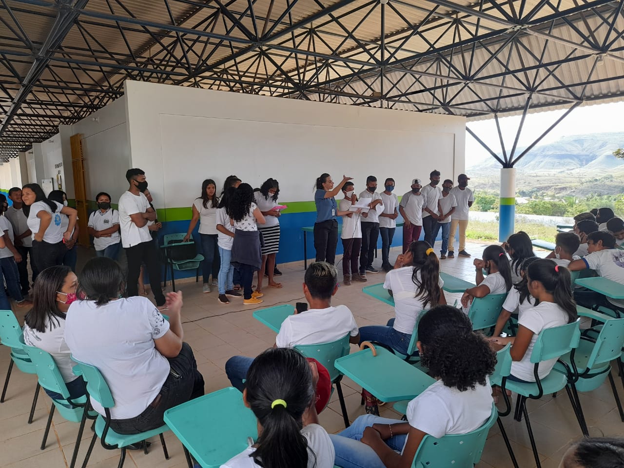 Read more about the article Oficina sobre prevenção ao uso de drogas é realizada na Escola Estadual Joaquim Nabuco