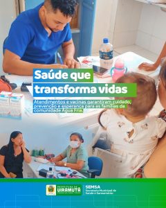 Prefeitura de Uiramutã leva mutirão de saúde à comunidade Água Fria